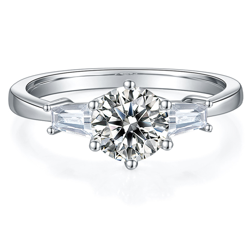 Classic 3 stone engagement rings