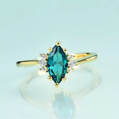 Emerald Green Ring